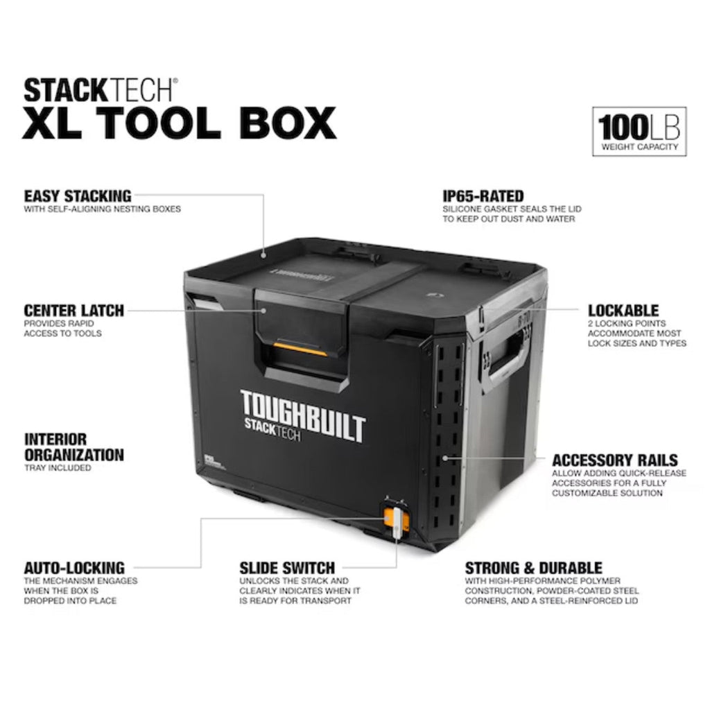 ToughBuilt TB-B1-B-70 StackTech Xl Tool Box