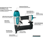 Makita MAK-AT638A 18G 1/4in Narrow Crown Stapler