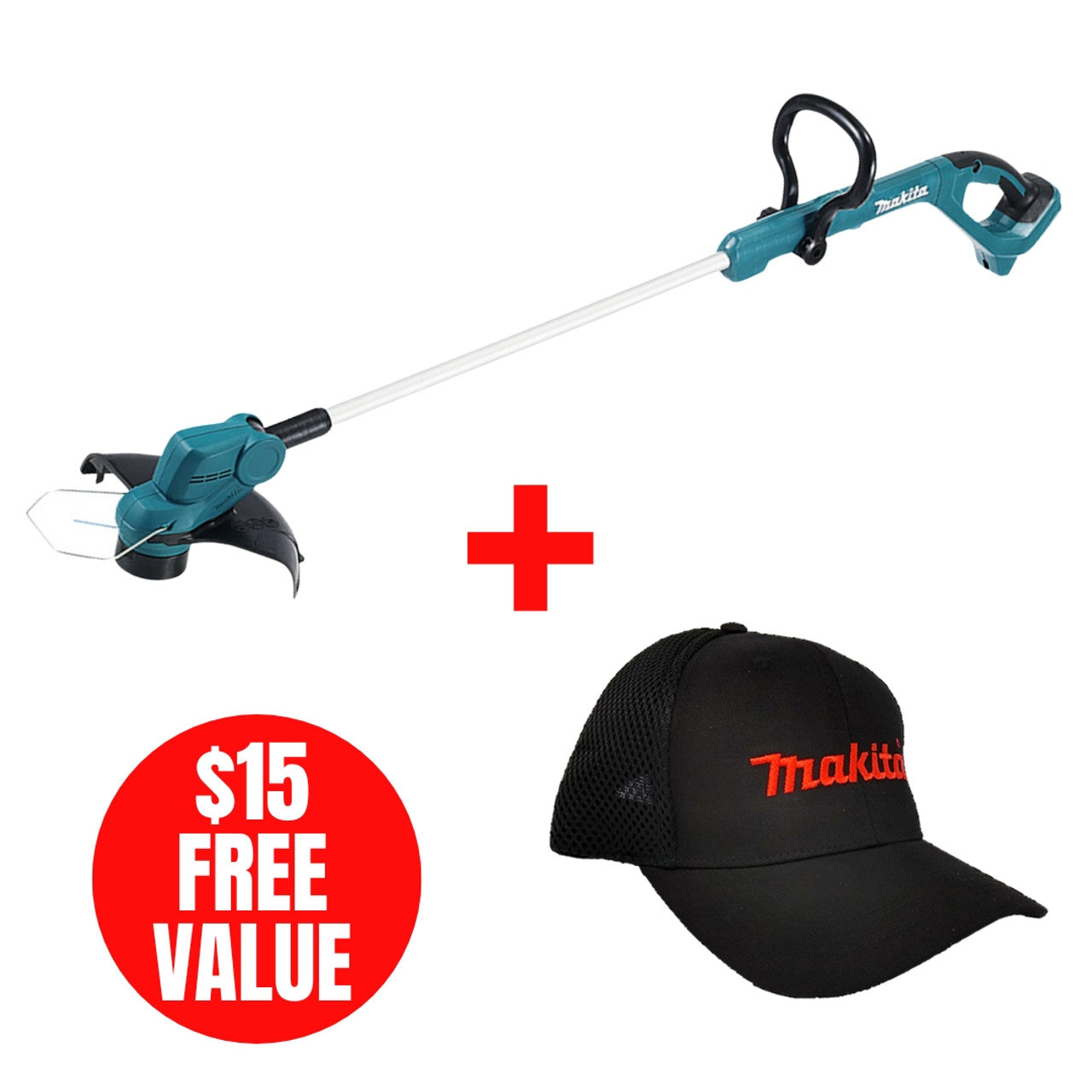 Makita MAK-DUR193Z 18V LXT 10-1/4in Line Trimmer, Loop Handle (Bare Tool)
