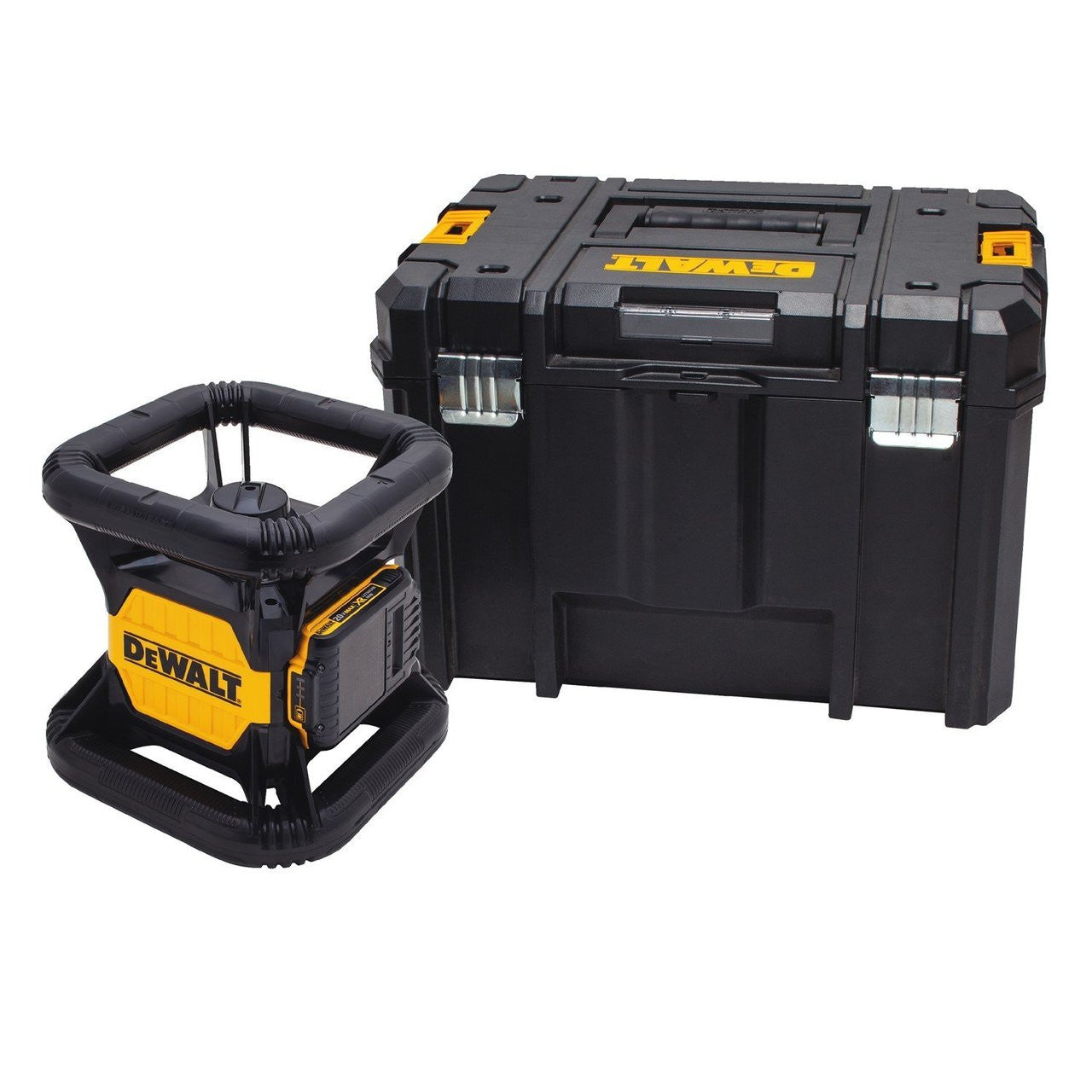 DEWALT DEW-DW074LR 20V MAX Red Rotary Laser Kit with 2.0Ah Battery