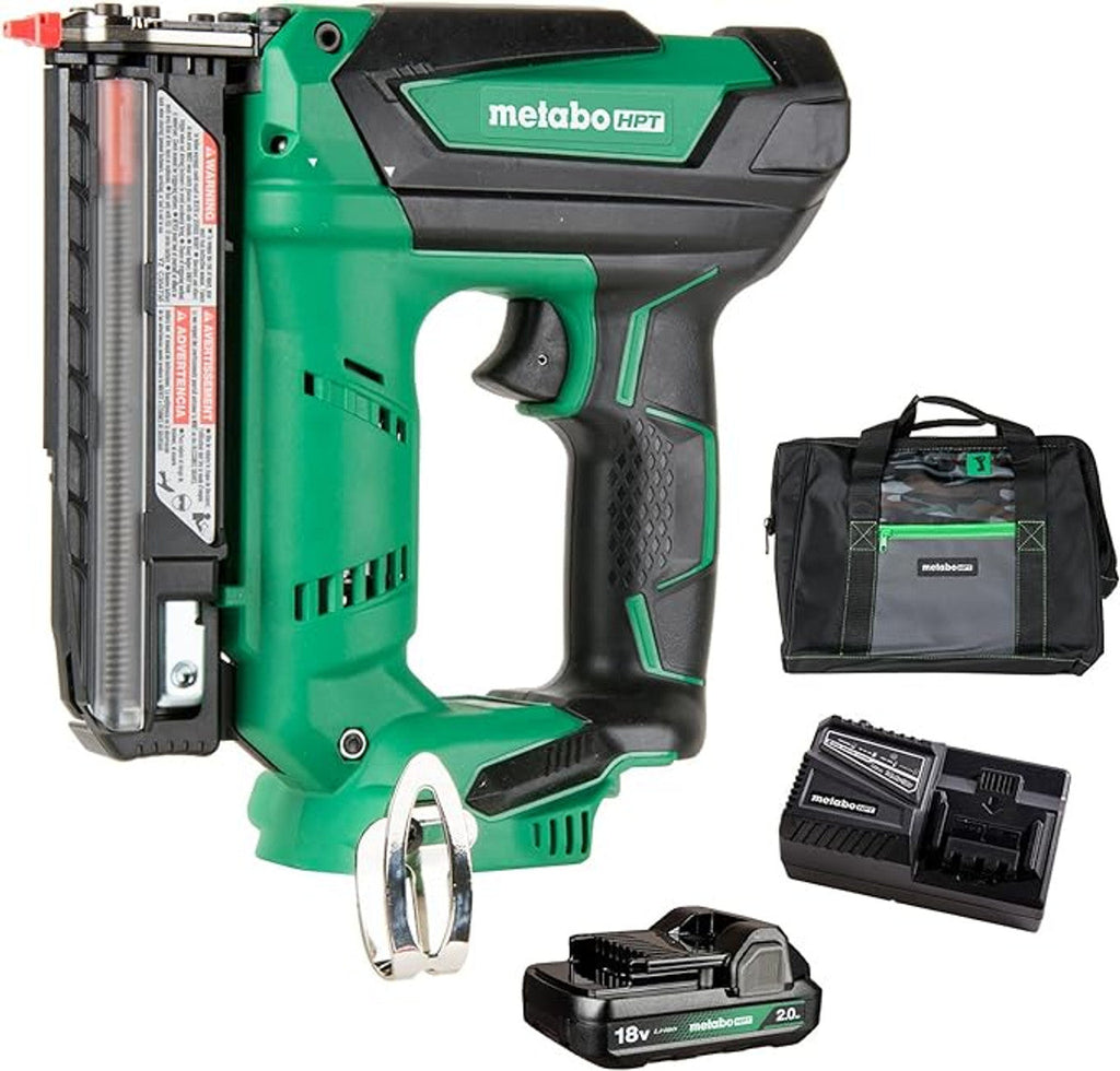 Metabo-HPT HPT-NP18DSALTM 1-3/8'' 18V MultiVolt Cordless 23-Gauge Compact Pin Nailer 2.0Ah Kit