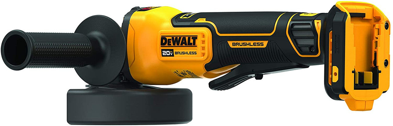 DEWALT DEW-DCG416B 20V MAX 4-1/2in - 5in Brushless Cordless Paddle Switch Angle Grinder With FLEXVOLT ADVANTAGE (Bare Tool)