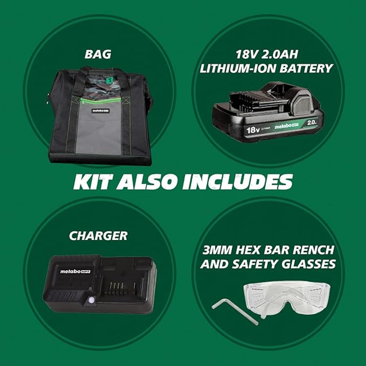 Metabo-HPT HPT-NP18DSALTM 1-3/8'' 18V MultiVolt Cordless 23-Gauge Compact Pin Nailer 2.0Ah Kit