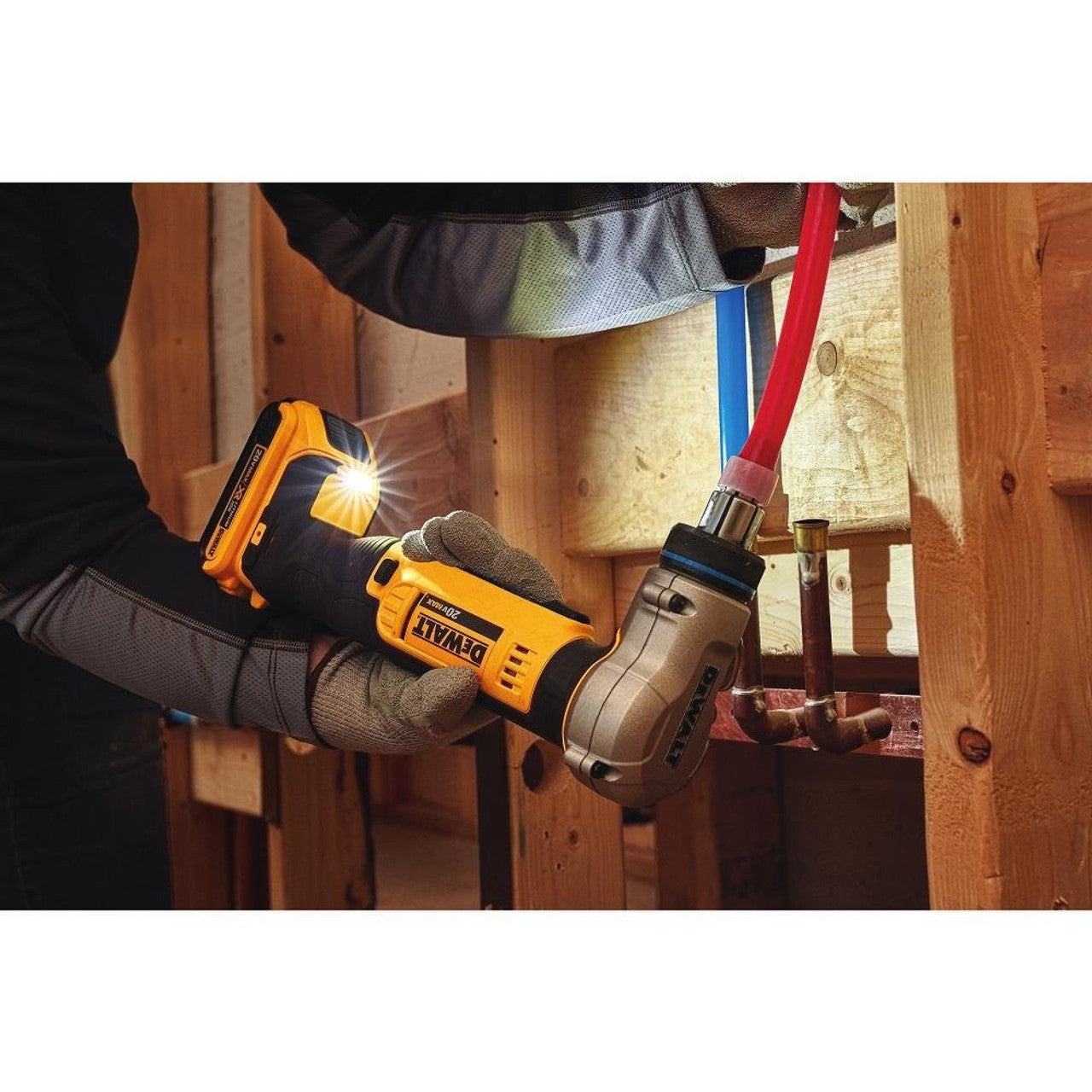 DEWALT DEW-DCE400D2 20V MAX 1 in. PEX Expander Kit with 2x 2.0Ah Batteries