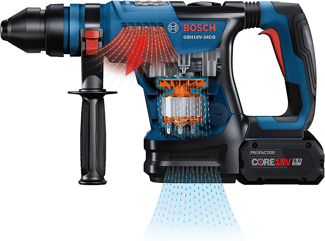 Bosch BOS-GBH18V-34CQN 18V 1-1/4in SDS Plus Rotary Hammer (Bare Tool)
