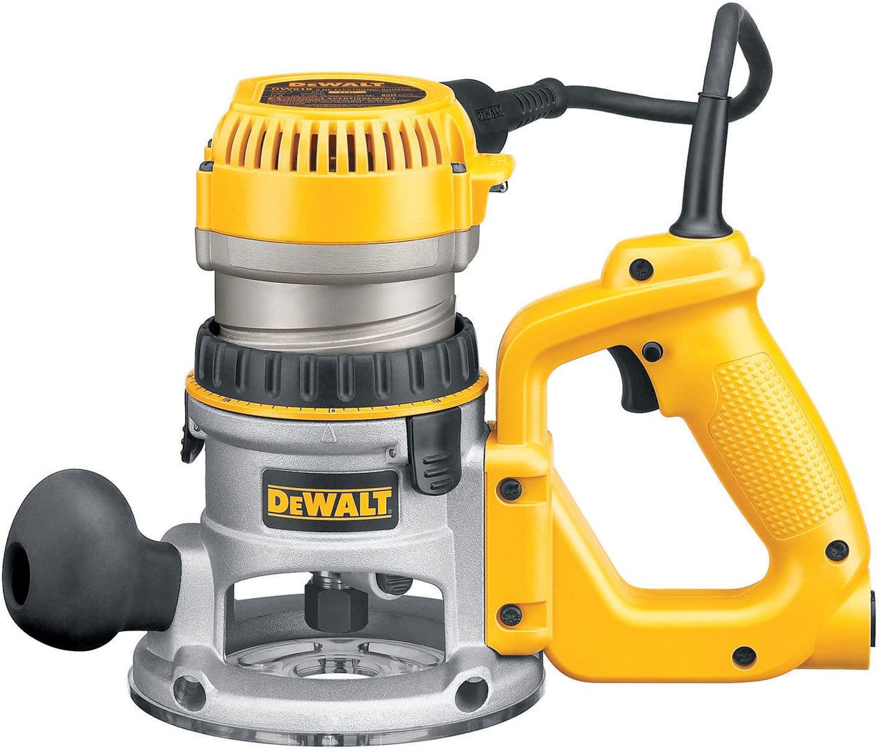 DEWALT DEW-DW618D 2-1/4HP (MAX Motor HP) EVS 12AMP Variable Speed D-Handle Router With Soft Start
