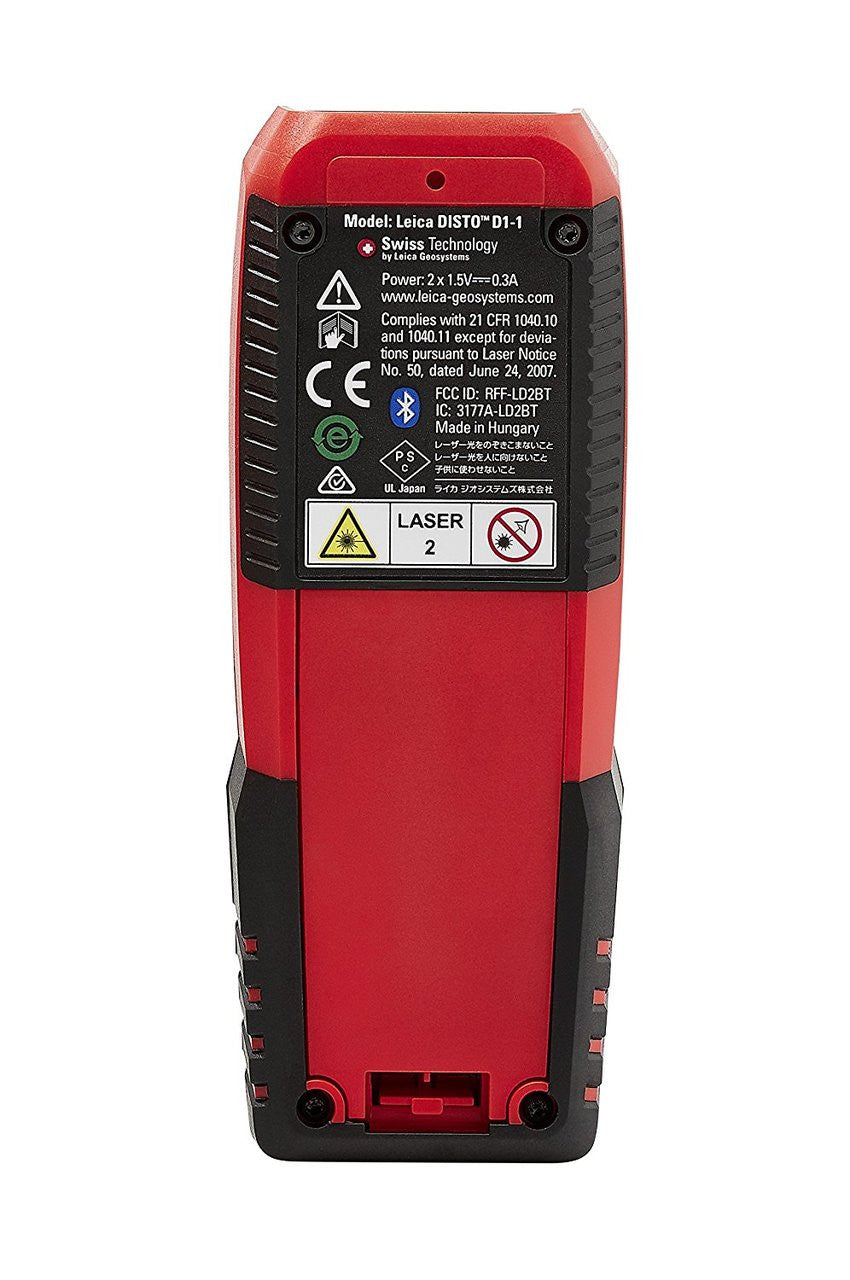 Leica Lasers and Disto LEI-846805 130ft Laser Distance Measure with Bluetooth 4.0