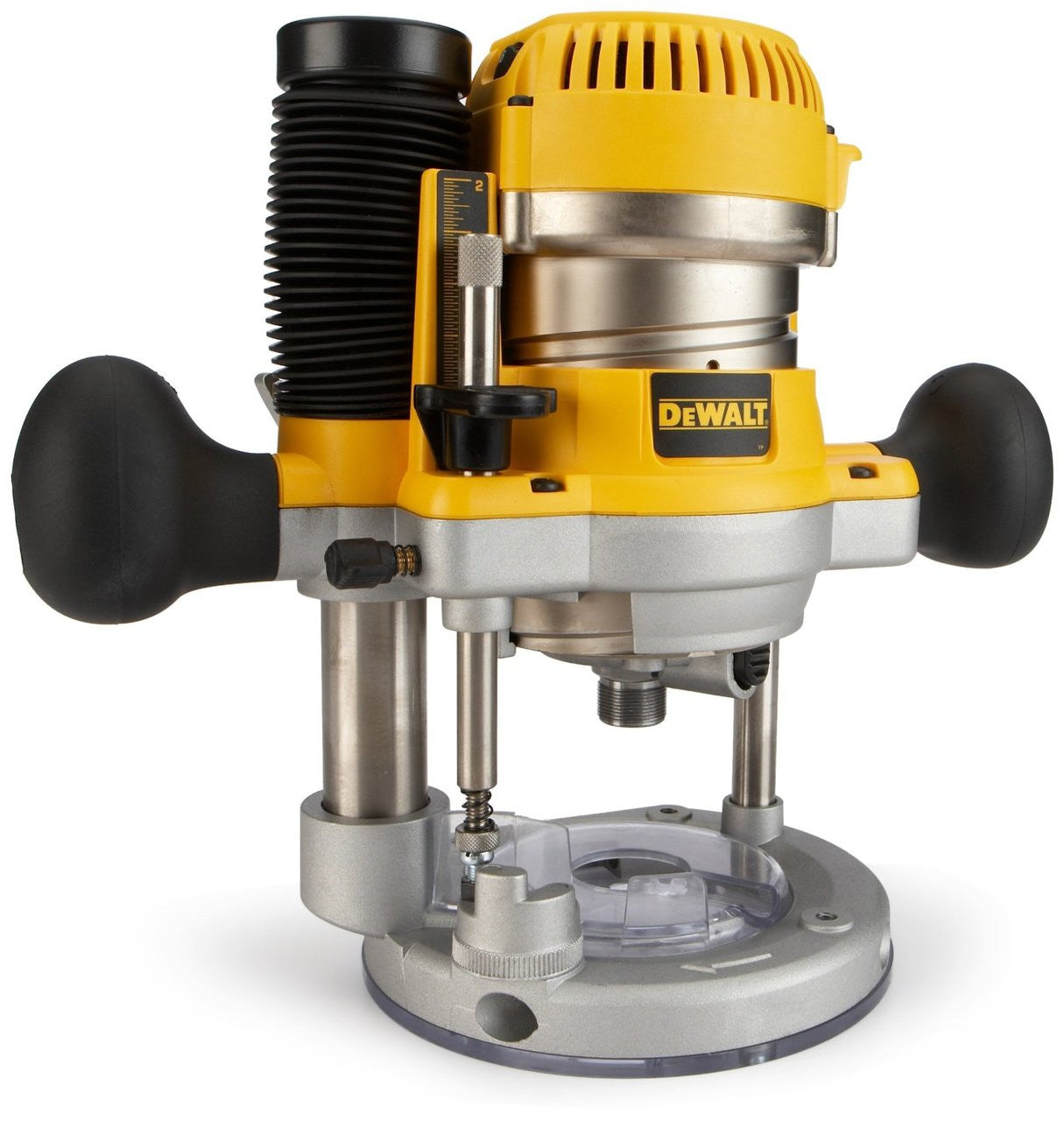 DEWALT DEW-DW618PK 12 AMP 2-1/4 HP Plunge- and Fixed-Base Variable-Speed Router Kit with 1/4-Inch and 1/2-Inch Collets