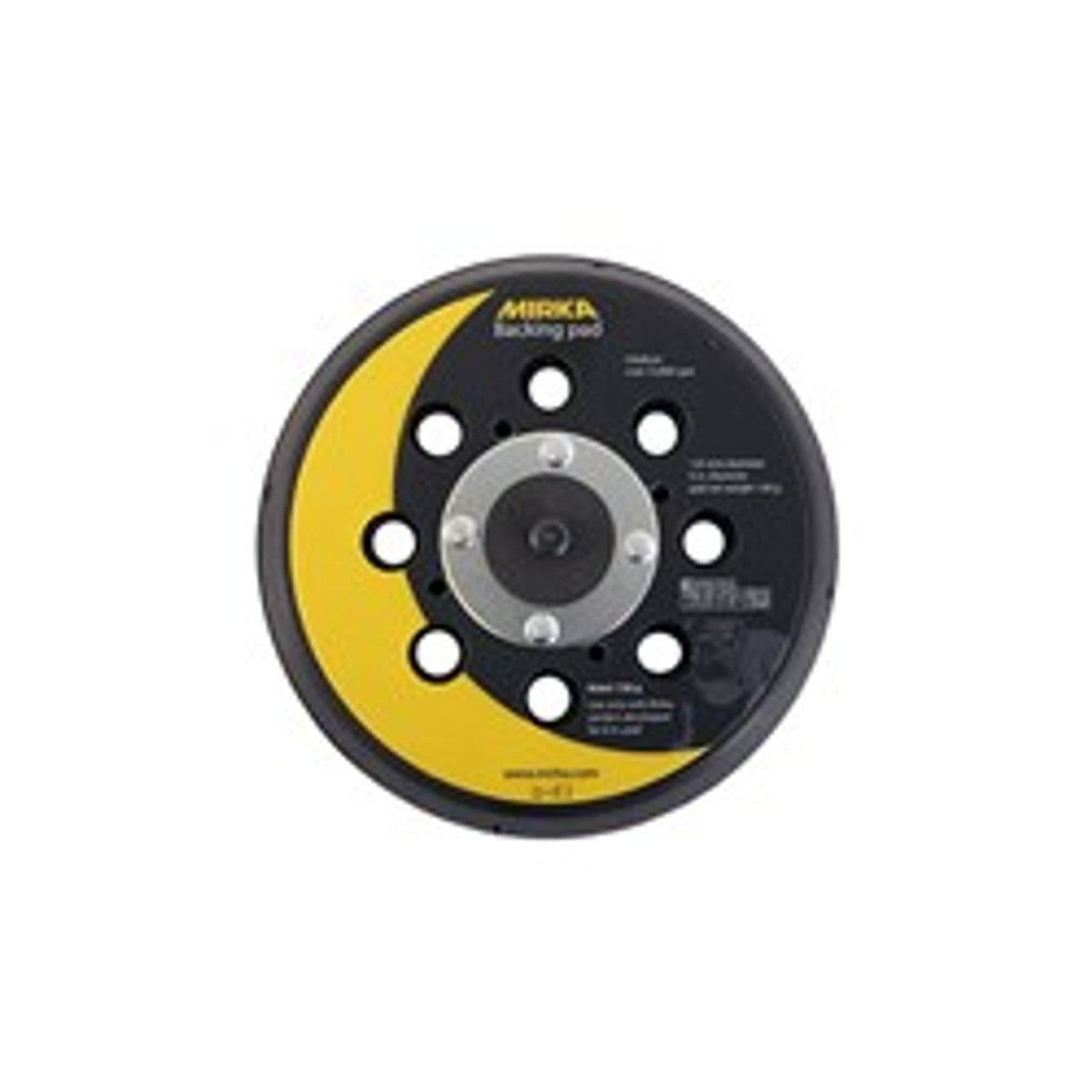 Mirka Abrasives MIR-915GV28-130G Weighted (130G) Backing Pad For 5in Conversions