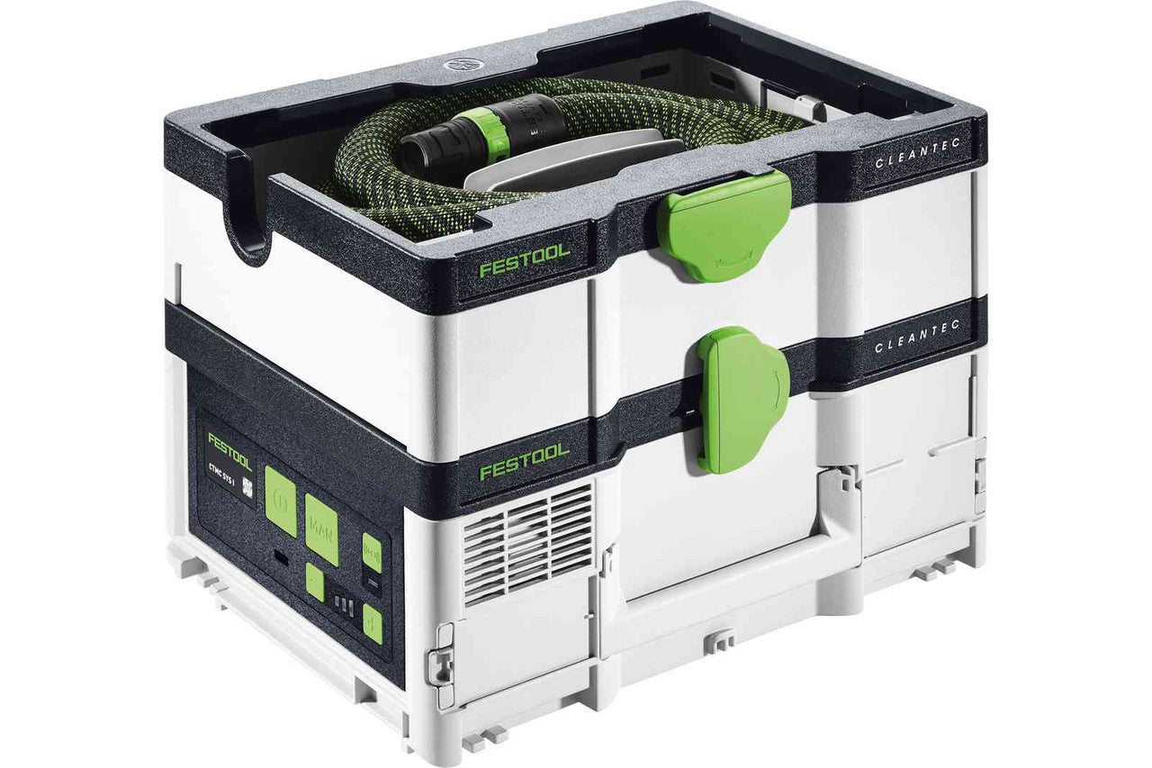 Festool FES-577390 Cordless Mobile Dust Extractor CLEANTEC CTC SYS I HEPA-Plus
