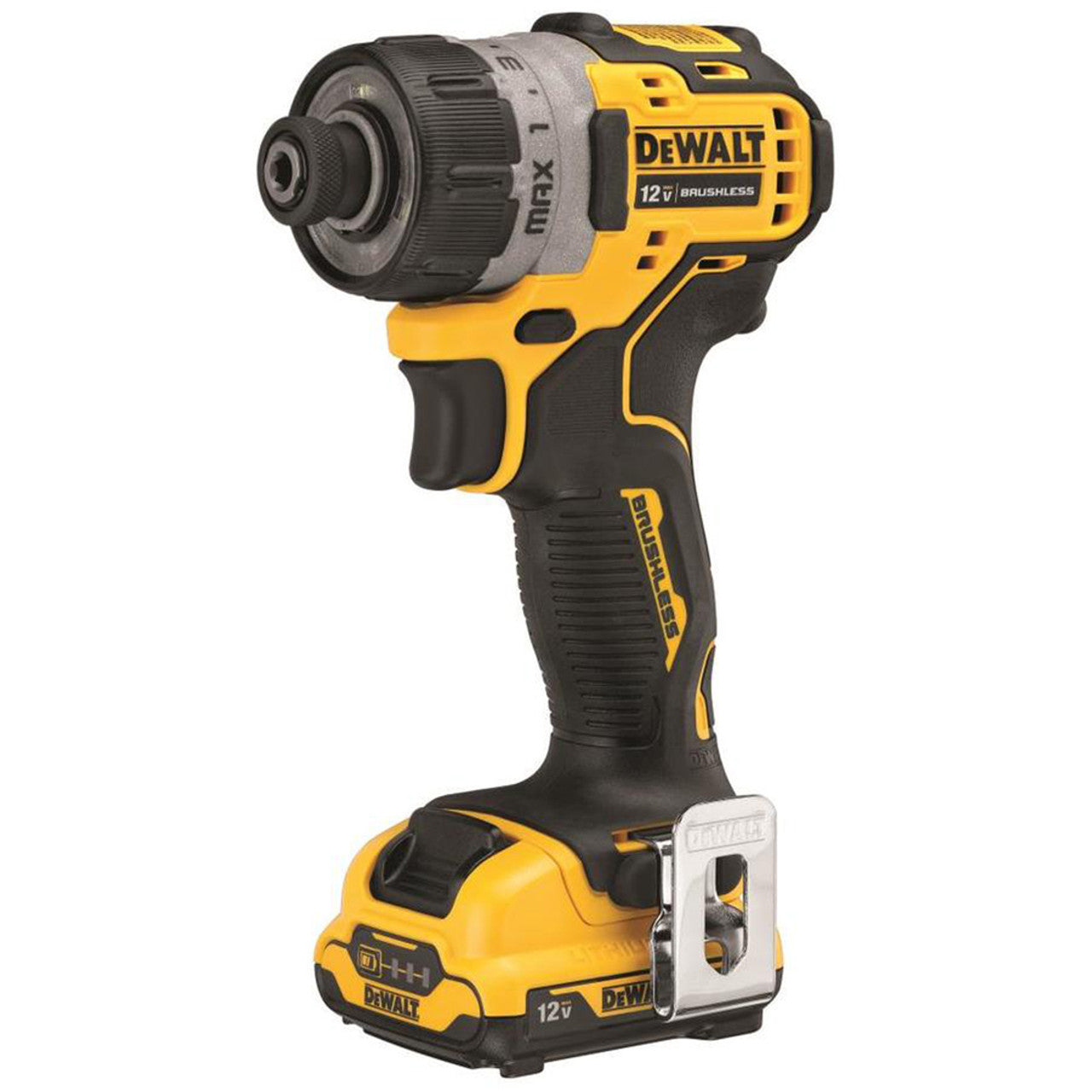 DEWALT DEW-DCF601F2 12V MAX Brushless Cordless Screwdriver 2x 2.0Ah Kit