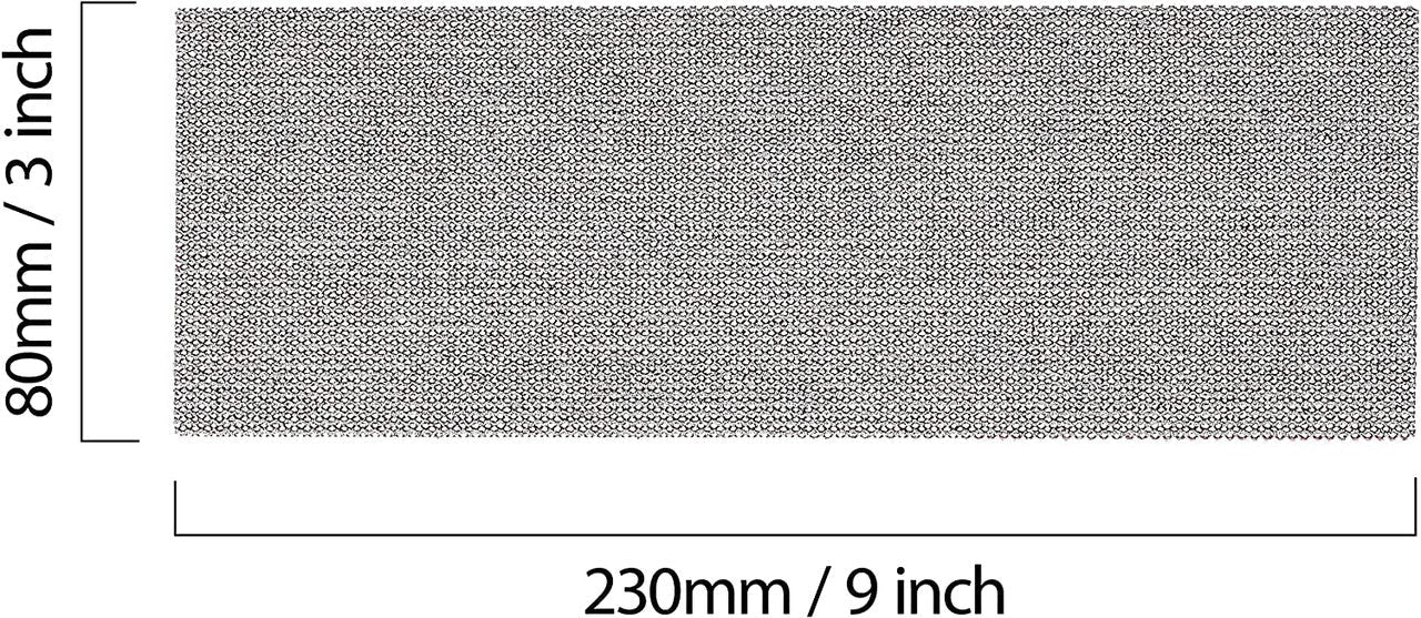 Mirka Abrasives MIR-9A-175 3 X 9in Abranet Mesh Sheet (10 Pack) 80 - 240 Grit