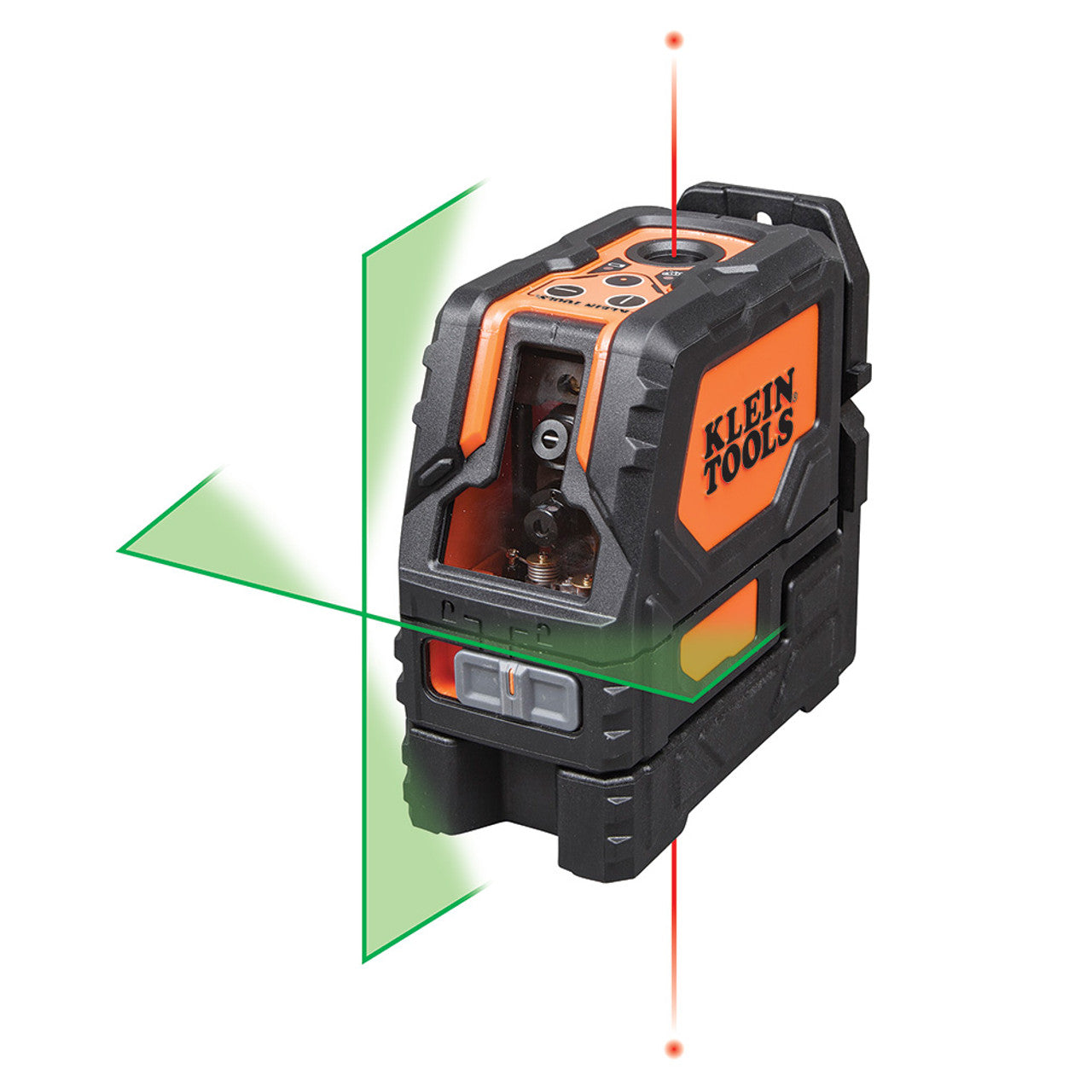 Klein KLE-93LCLG Laser Level Self-Leveling Green Cross-Line and Red Plumb Spot