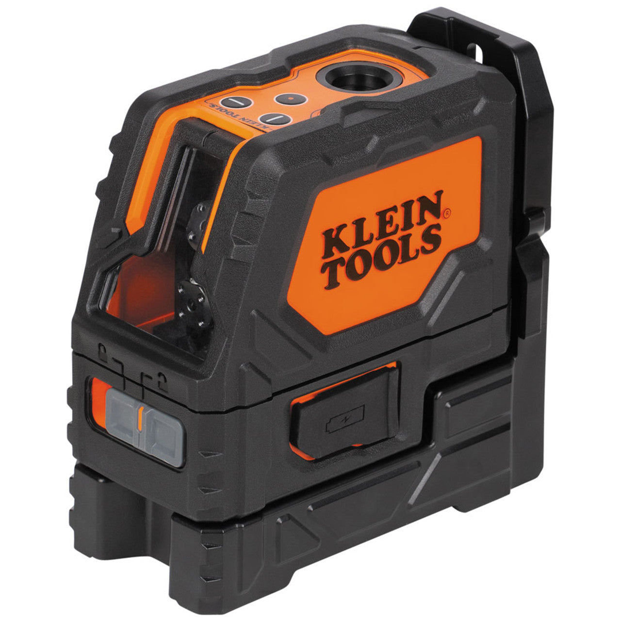 Klein KLE-93LCLGR Rechargeable Self-Leveling Green Cross-Line Laser Level with Red Plumb