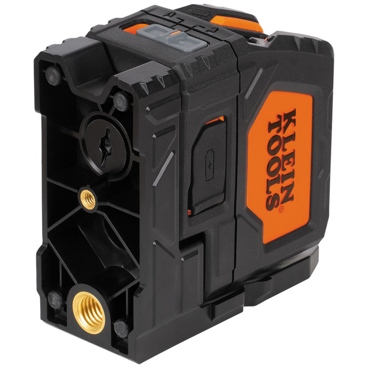 Klein KLE-93LCLGR Rechargeable Self-Leveling Green Cross-Line Laser Level with Red Plumb