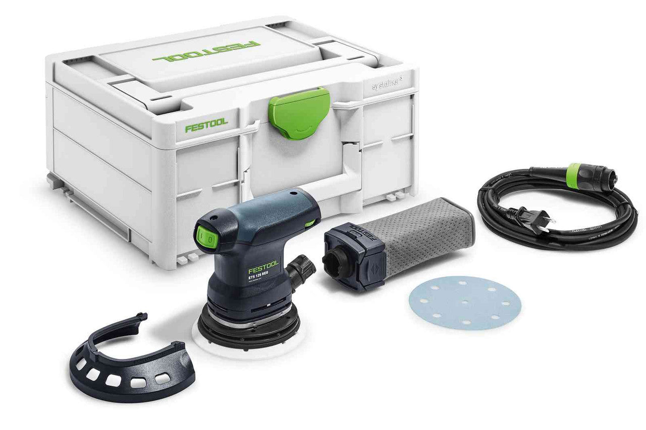 Festool FES-576070 ETS 125 REQ 125mm (5in) Random Orbital Sander With New Systainer 3
