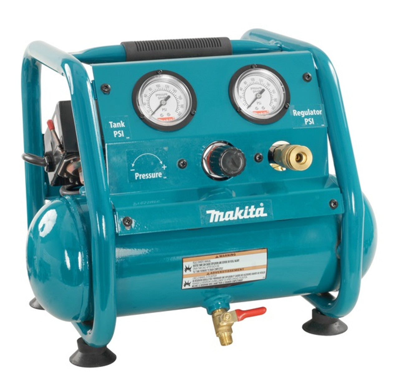 Makita MAK-AC001 1HP, 1GAL, 1.8A, Quiet Small Light Compressor