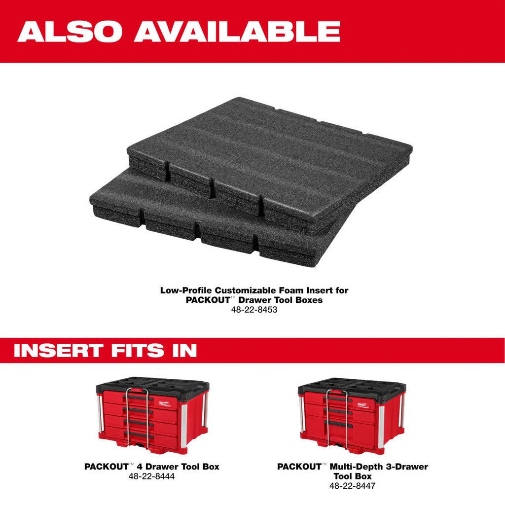 Milwaukee MIL-48-22-8444 PACKOUT 4 Drawer Tool Box