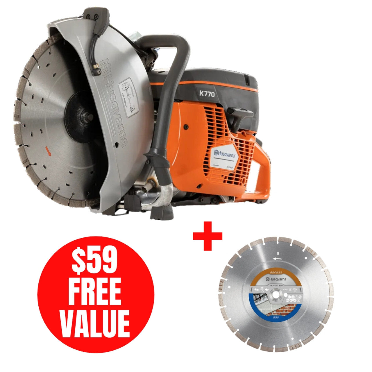 Husqvarna HUSQ-967808501 K770 12in Cut Off Saw With Blade