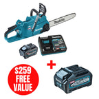 Makita MAK-UC016GT101 40V MAX XGT 16in Rear Handle Chainsaw With Wet Guard 5.0Ah Kit