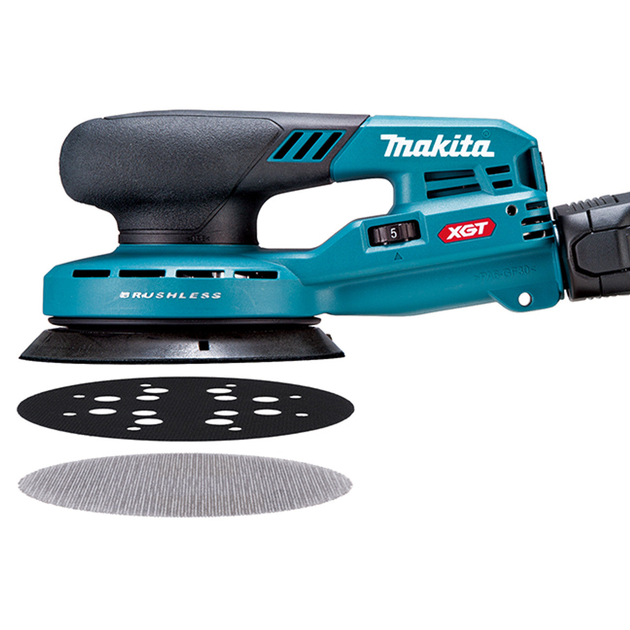 Makita MAK-BO003CGZ 40Vmax XGT 5in Brushless Random Orbit Sander With AWS Bare Tool