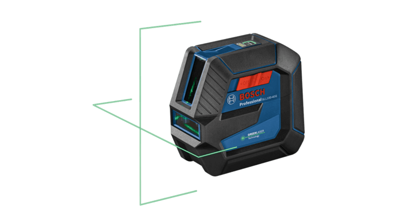 Bosch BOS-GLL100-40G 100FT Green Cross Line Laser