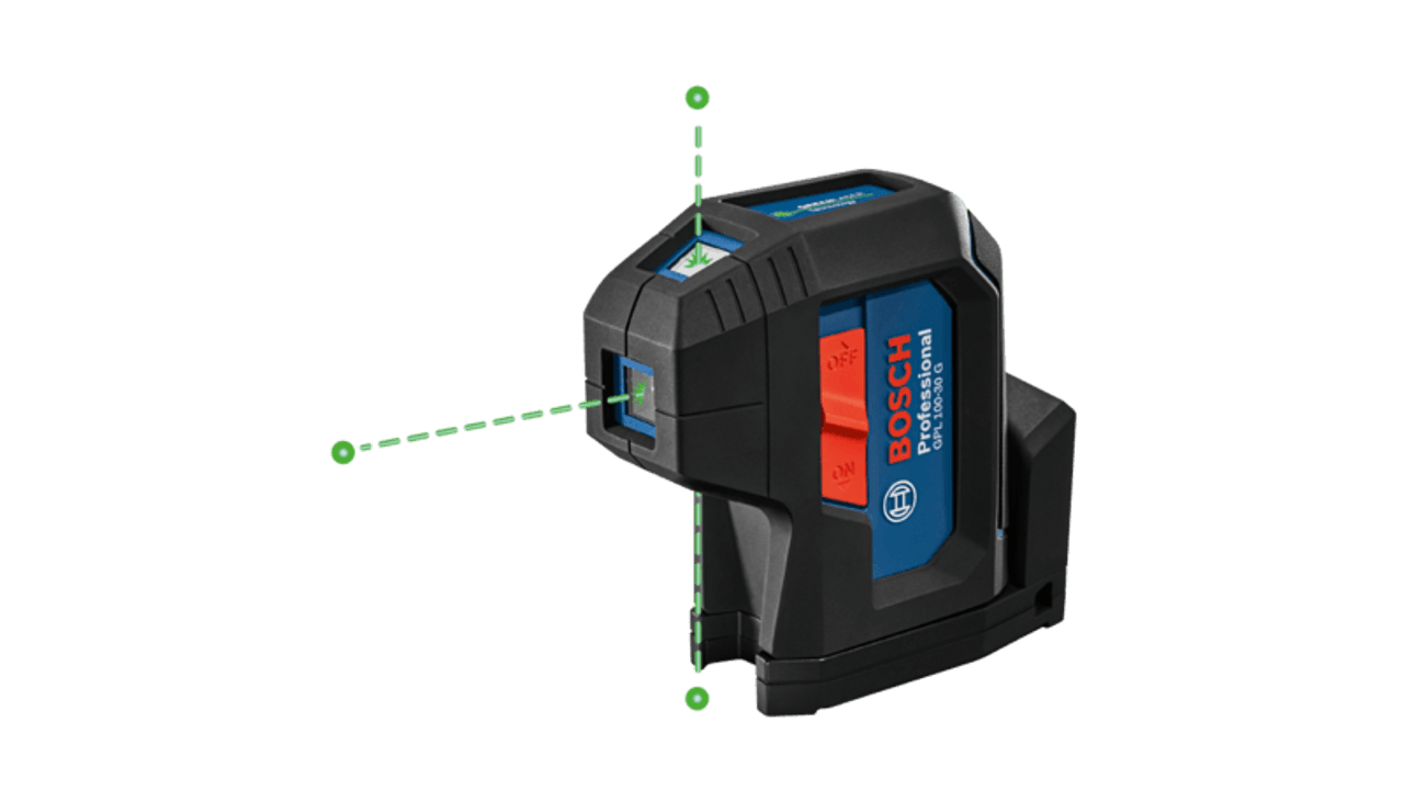 Bosch BOS-GPL100-30G Green-Beam Three-Point Self-Leveling Alignment Laser