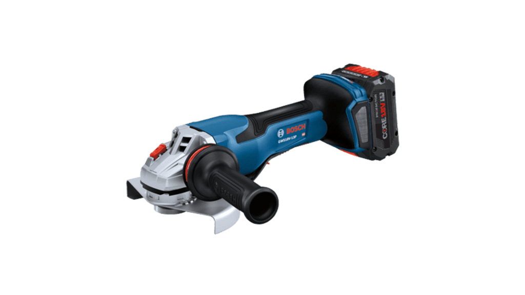 Bosch BOS-GWS18V-13PB14 18V Angle Grinder with Paddle Switch with (1) CORE18V 8.0 Ah PROFACTOR Battery