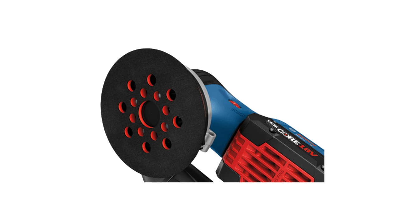 Bosch BOS-GEX18V-5B15 18V 5in Random Orbit Sander Kit with CORE18V 4.0 Ah Compact Battery