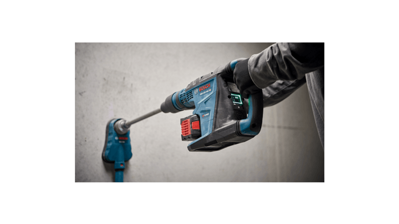 Bosch BOS-GBH18V-40CK27 18V PROFACTOR 1-5/8in SDS-MAX Rotary Hammer Kit with (2) CORE18V 12.0 Ah PROFACTOR Exclusive Batteries