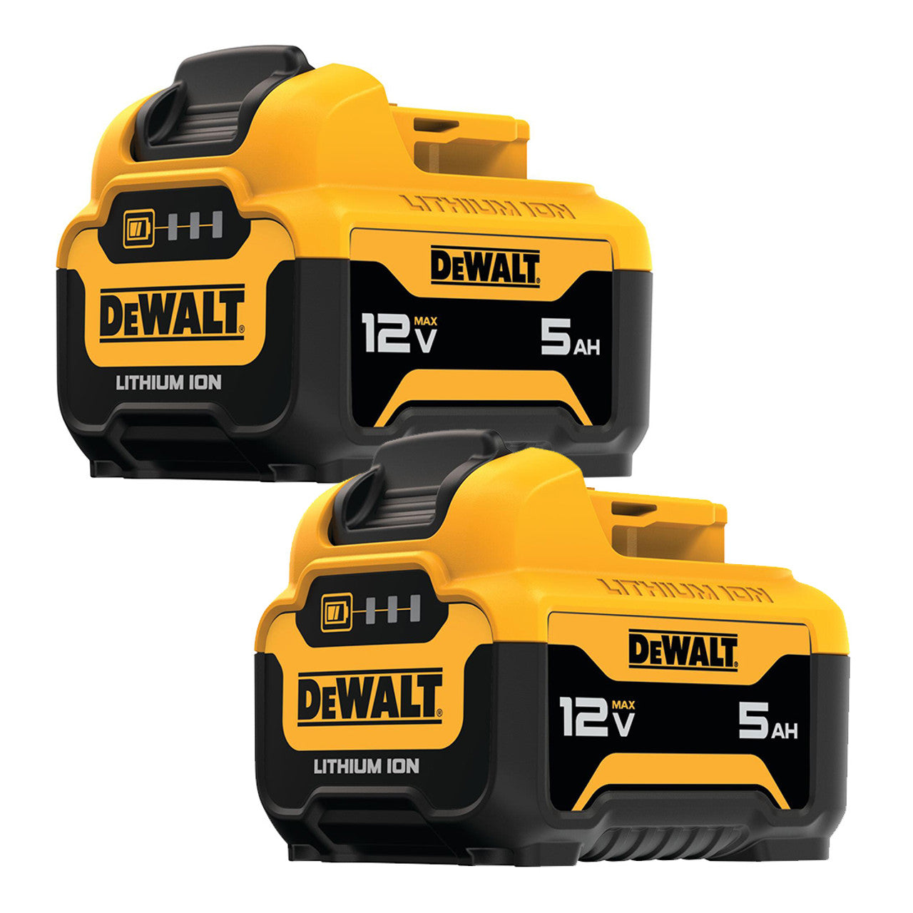 DEWALT DEW-DCB126-2 12V MAX 5.0Ah Li-Ion Battery (2-Pack)