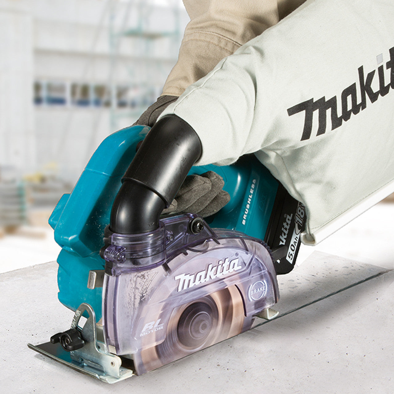 Makita MAK-DCC500ZX1 5in Cordless Masonry Saw Bare Tool