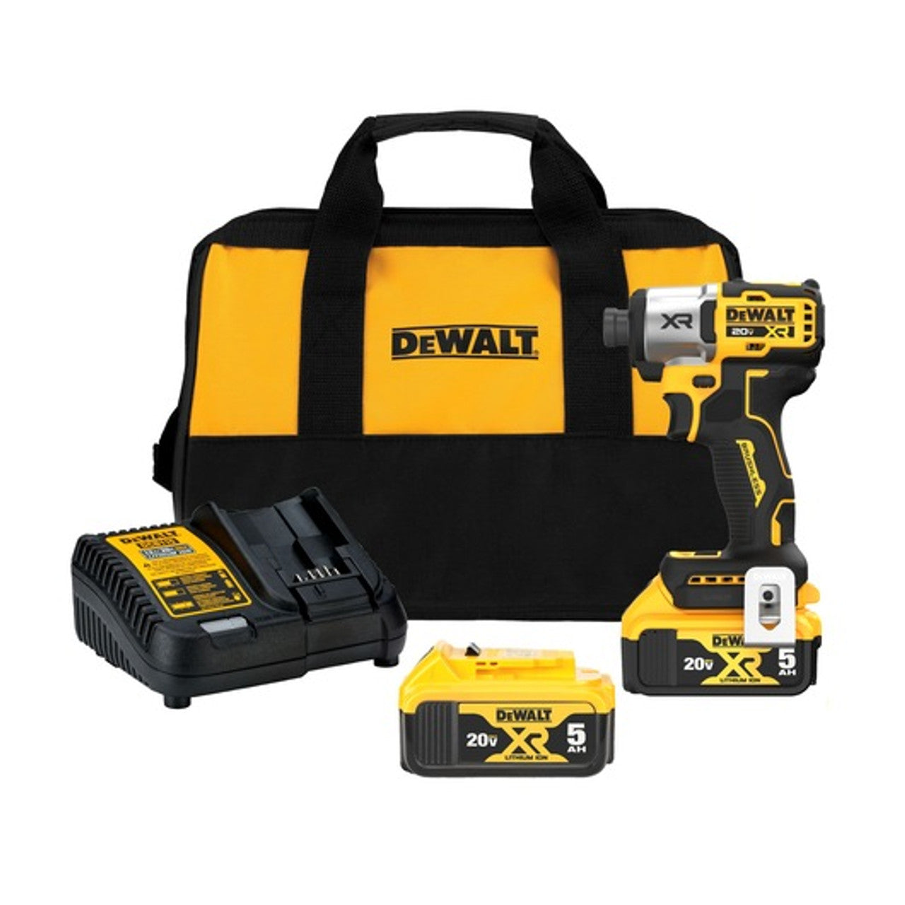 DEWALT DEW-DCF845P2 20V MAX XR 1/4in 3-Speed Impact Driver Kit