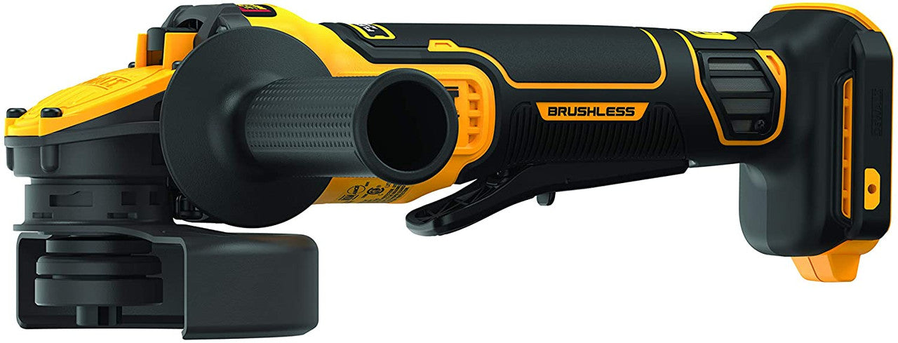 DEWALT DEW-DCG416B 20V MAX 4-1/2in - 5in Brushless Cordless Paddle Switch Angle Grinder With FLEXVOLT ADVANTAGE (Bare Tool)