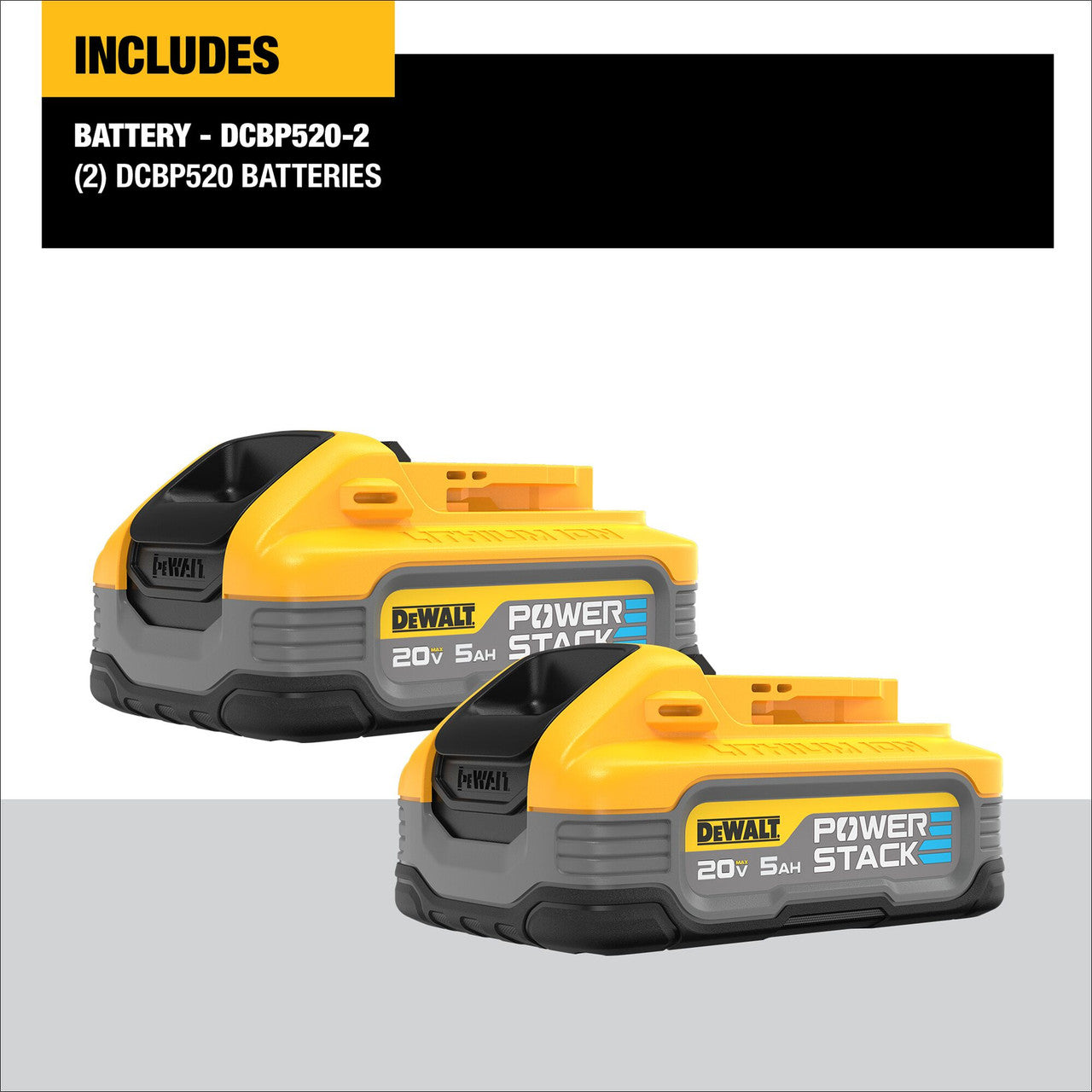 DEWALT DEW-DCK2100H2 20V Max Hammer Drill & Impact Driver 2x 5.0Ah POWERSTACK Kit With TSTACK & Foam (Special Edition)