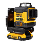 DEWALT DEW-DCLE34031D1 20V 3x360 Green Beam Line Laser 2.0Ah Kit