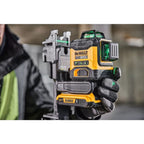DEWALT DEW-DCLE34031D1 20V 3x360 Green Beam Line Laser 2.0Ah Kit