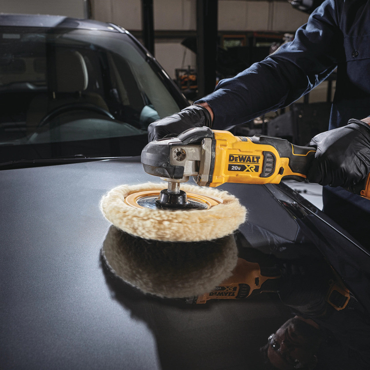 DEWALT DEW-DCM849P2 20V MAX 7 in Rotary Polisher 5Ah Kit