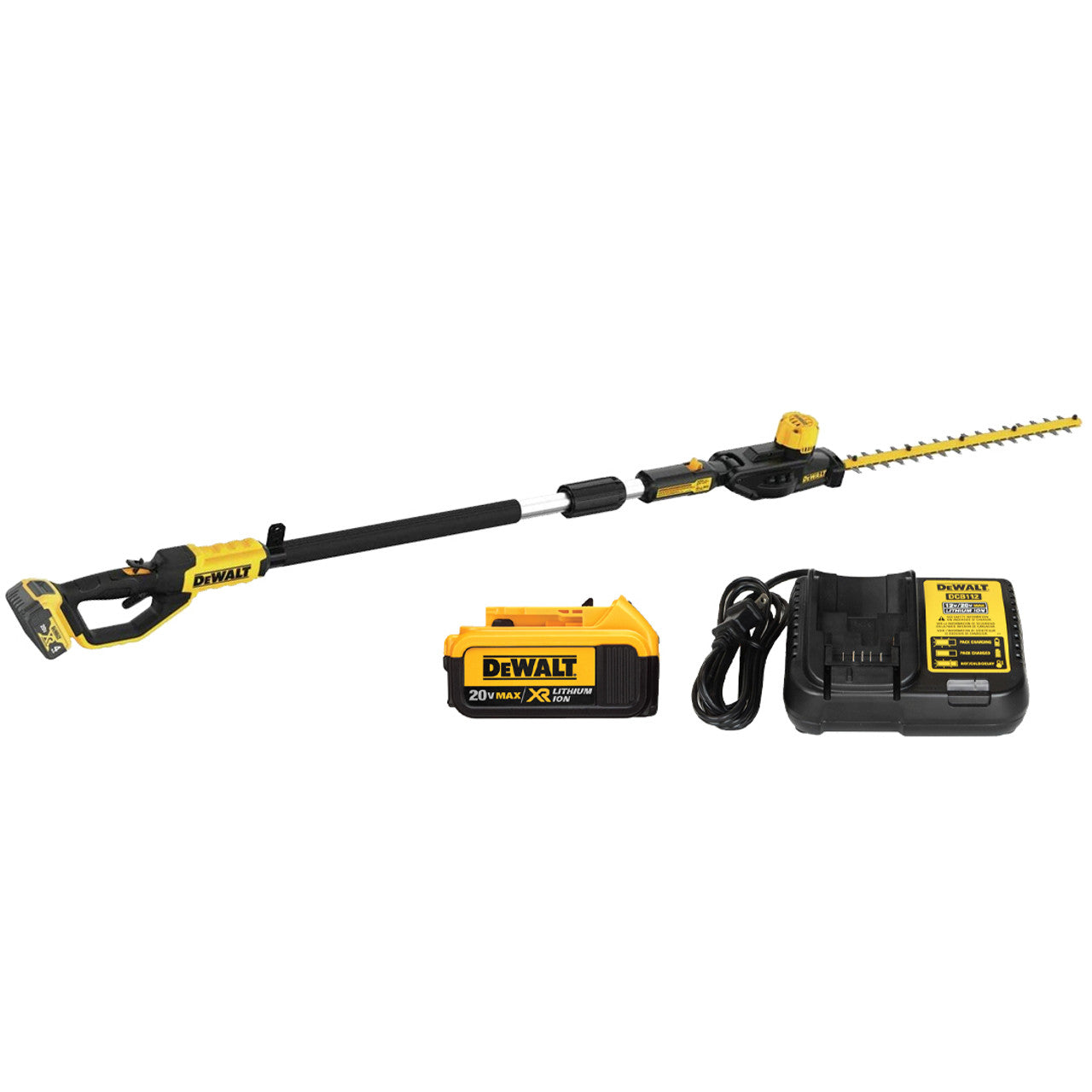DEWALT DEW-DCPH820M1 20V MAX 22in Pole Hedge Trimmer 4.0Ah Kit