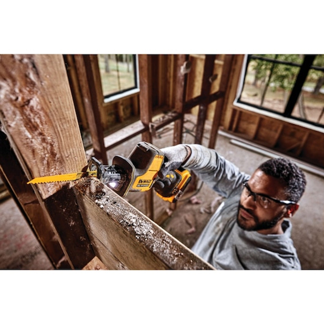 DEWALT DEW-DCS369B 20V MAX ATOMIC Lithium-Ion Cordless Brushless One-Handed Reciprocating Saw (Bare Tool)