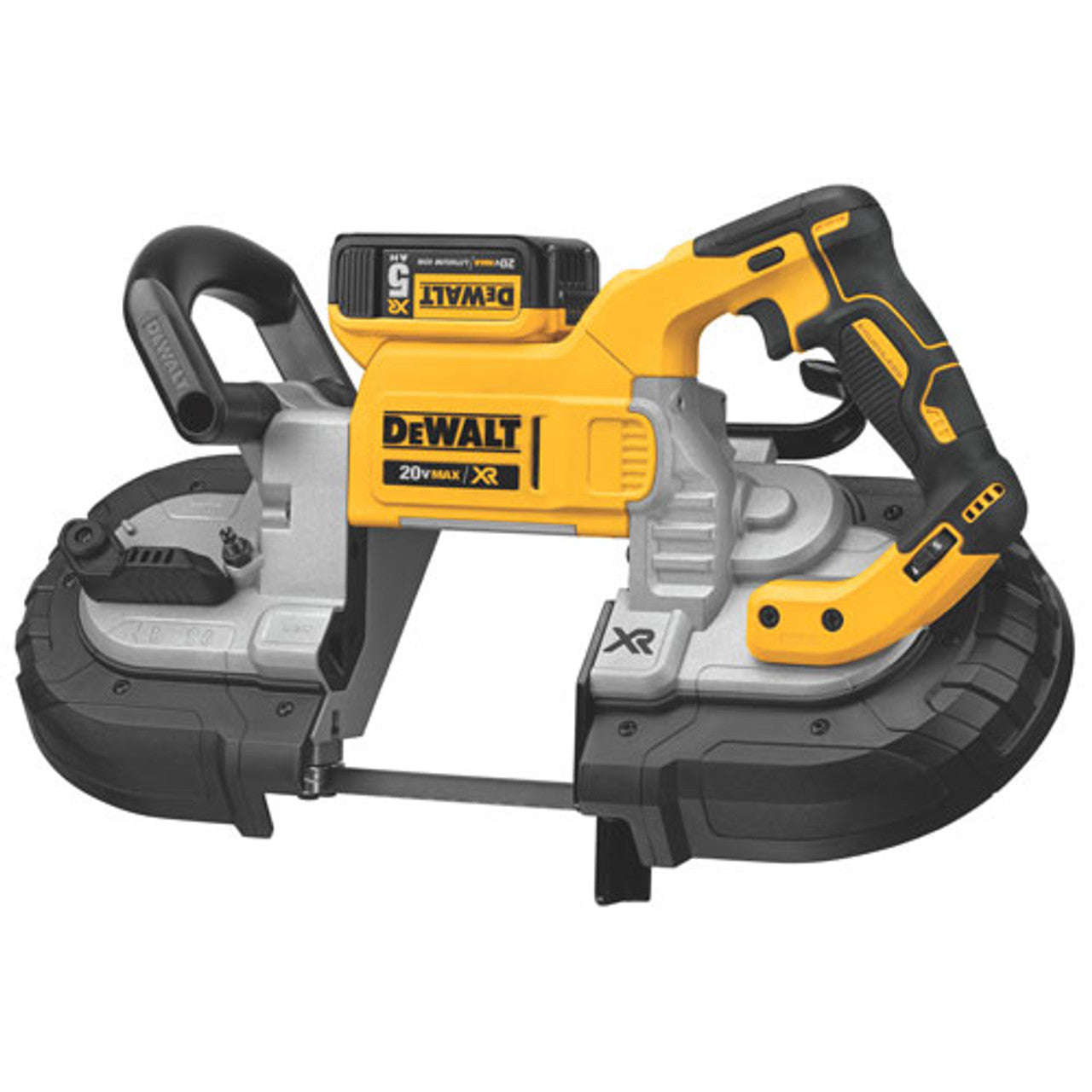 DEWALT DEW-DCS374P2 20V MAX Brushless Deep Cut Band Saw Kit with 2x 5.0Ah Batteries