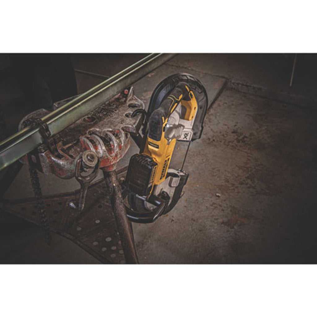 DEWALT DEW-DCS374P2 20V MAX Brushless Deep Cut Band Saw Kit with 2x 5.0Ah Batteries