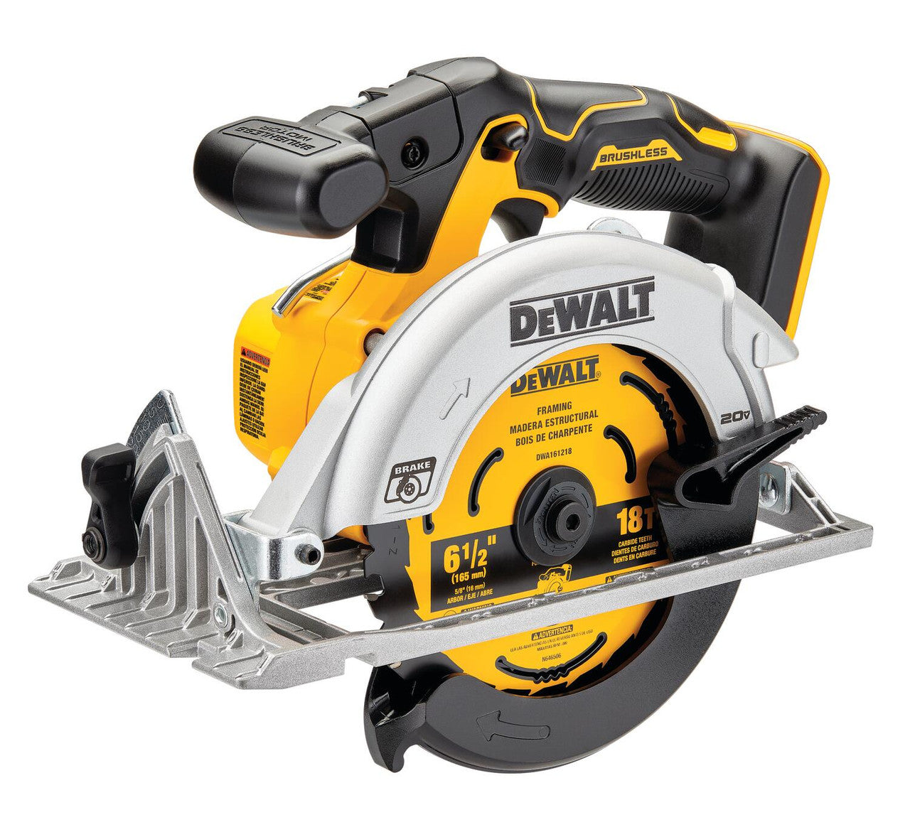 DEWALT DEW-DCS565B 20V MAX 6-1/2in Brushless Cordless Circular Saw (Bare Tool)