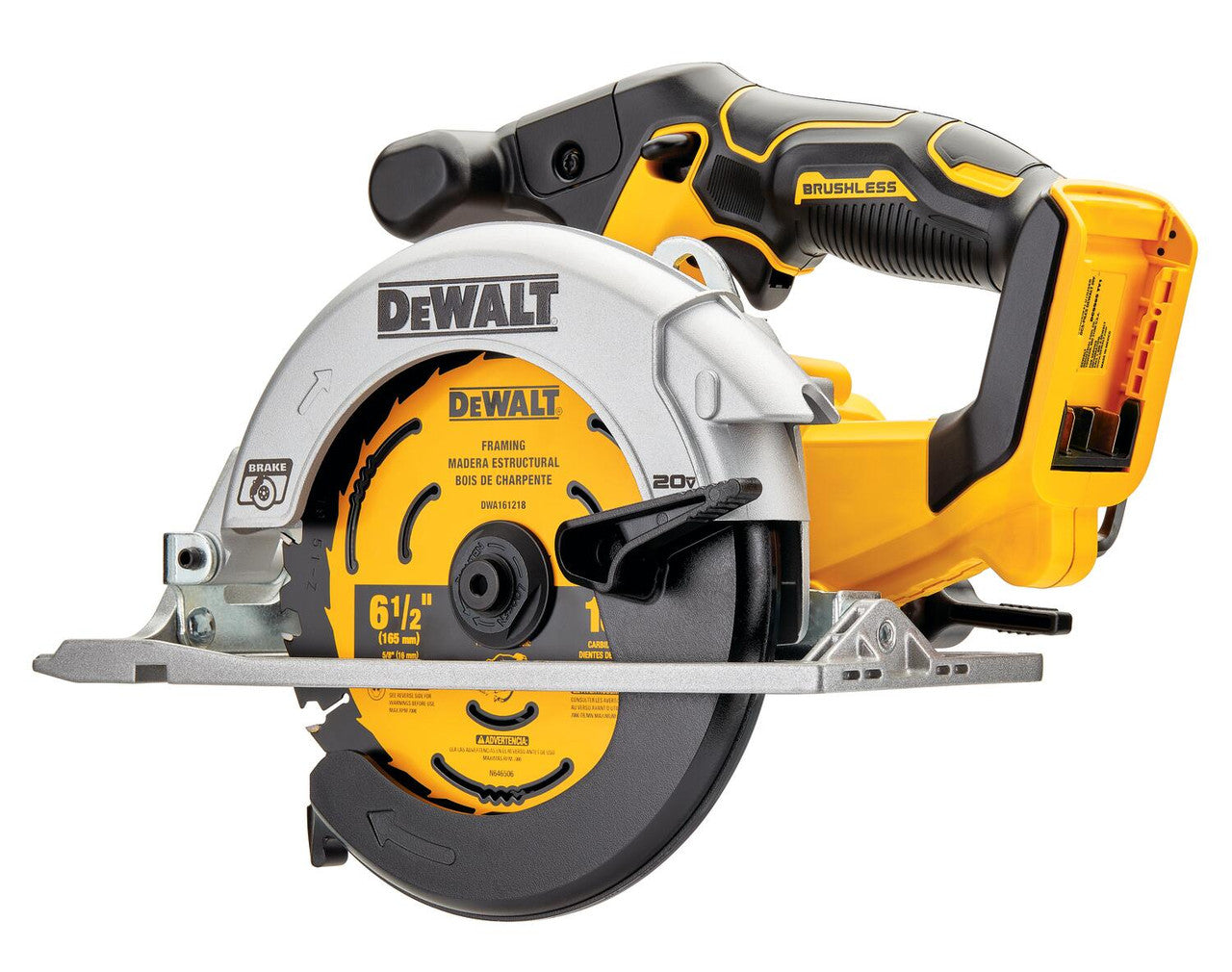 DEWALT DEW-DCS565B 20V MAX 6-1/2in Brushless Cordless Circular Saw (Bare Tool)