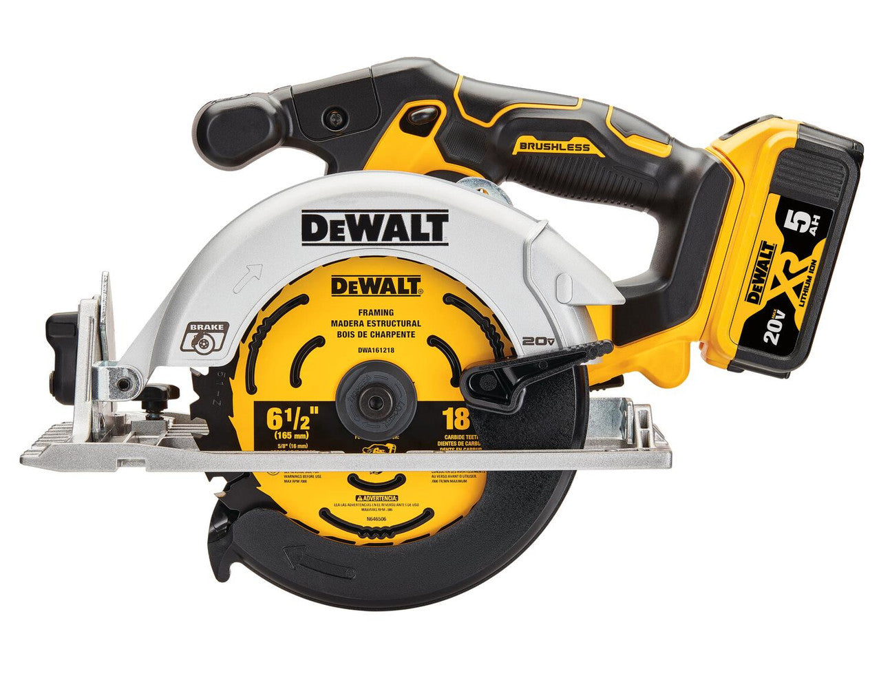 DEWALT DEW-DCS565P1 20V MAX 6-1/2in Cordless Circular Saw Kit