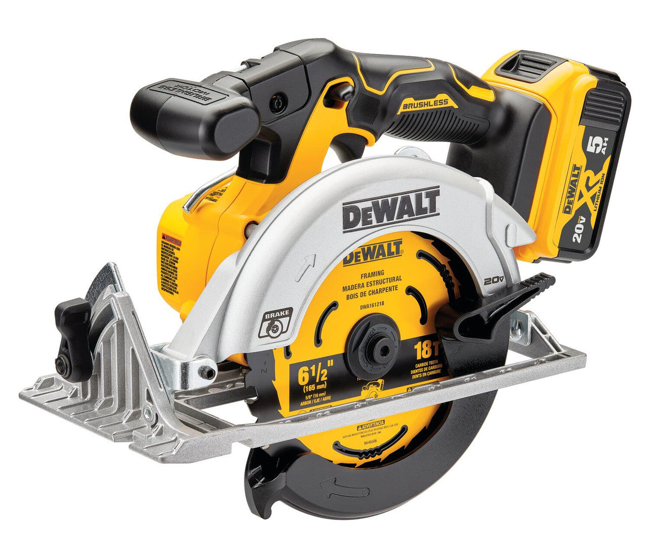 DEWALT DEW-DCS565P1 20V MAX 6-1/2in Cordless Circular Saw Kit