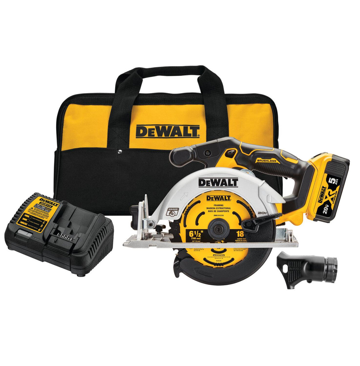 DEWALT DEW-DCS565P1 20V MAX 6-1/2in Cordless Circular Saw Kit