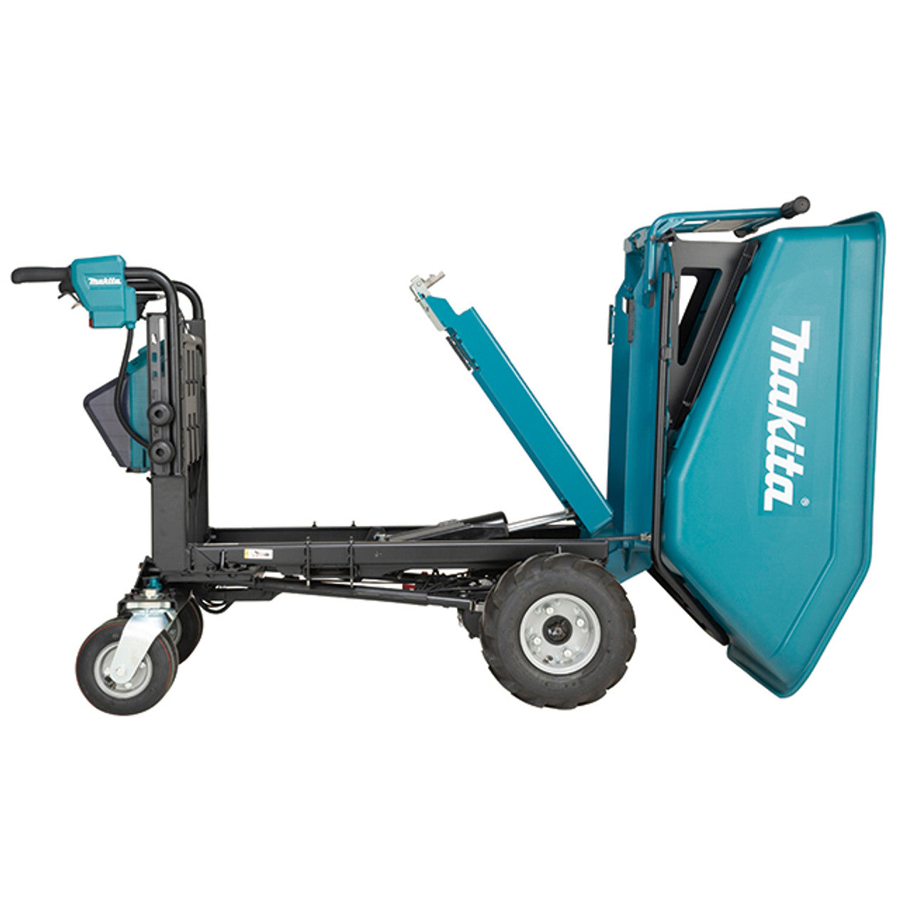 Makita MAK-DCU602Z 36V (18Vx2) LXT Brushless Material Mover with XL Bucket, Electric Dump, Bare Tool