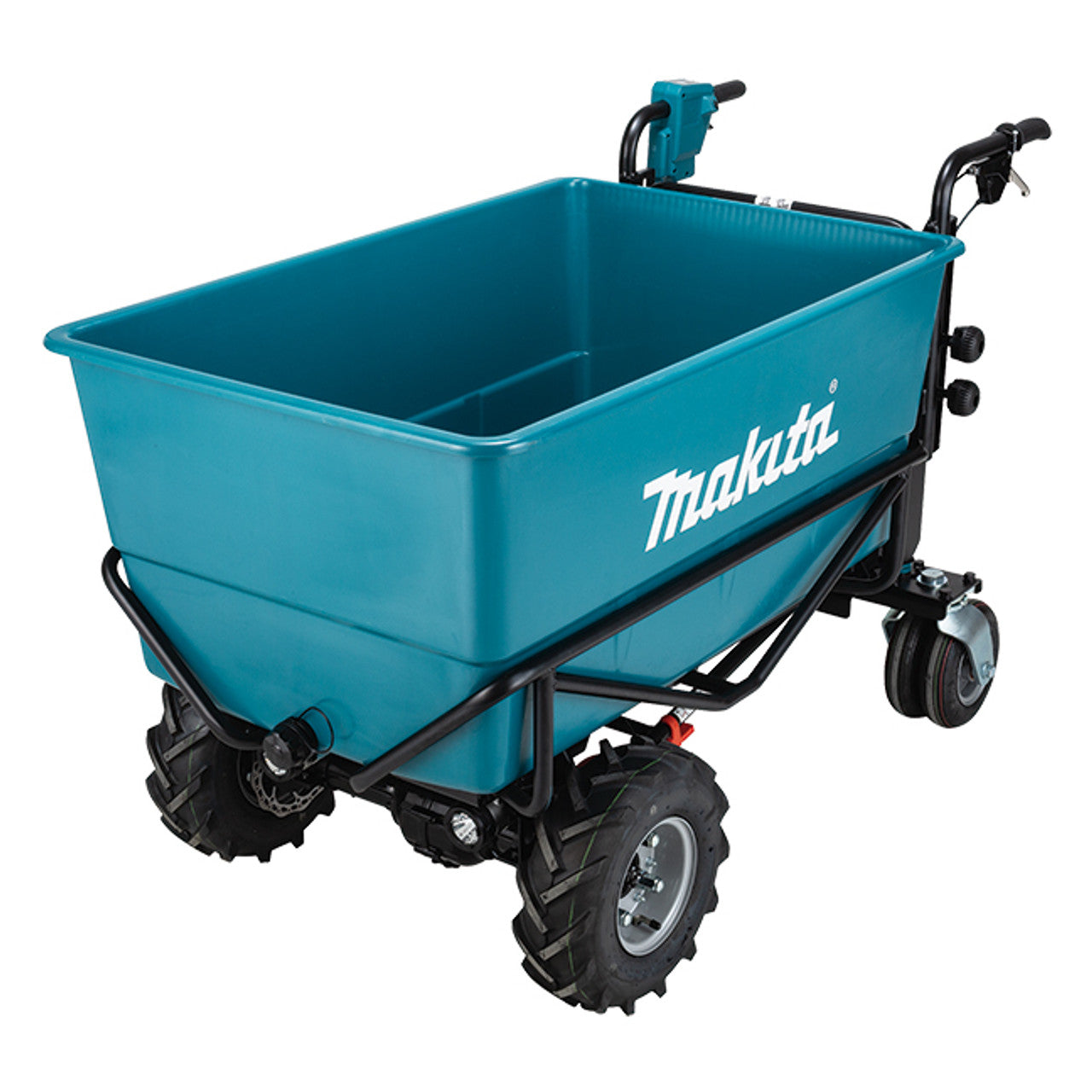 Makita MAK-DCU605Z 36V (18Vx2) LXT Brushless Material Mover with XL Flat Bucket, Drain Cap, Bare Tool