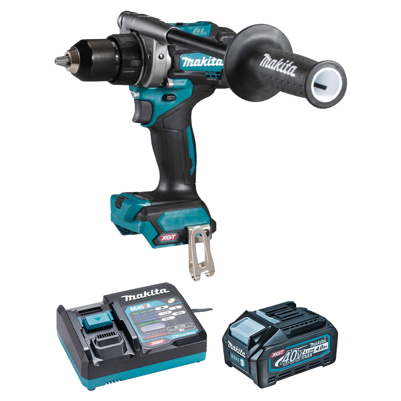 Makita MAK-DF001GM102 XGT 40V (4.0 Ah) MAX Li-Ion 1/2in Drill / Driver Kit